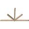 Ekena Millwork Kennewick Rough Sawn Timber Gable Bracket, Douglas Fir, 108"W x 63"H x 4"D x 4"F, 14/12 Pitch GBW108X63X0404KEN00RDF - alternate 3